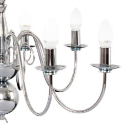 Modern golden iron 8 light Marie Chandelier lamp