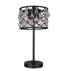 new Contemporary crystal droplet lighting table lamp reto daylight lamp for home