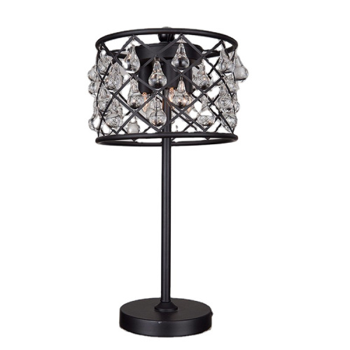 new Contemporary crystal droplet lighting table lamp reto daylight lamp for home