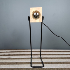 Modern Wooden Farmhouse Table Lamps Bedroom Nightstand Lamp Rustic Living Room Reading Industrial Desk Lamps