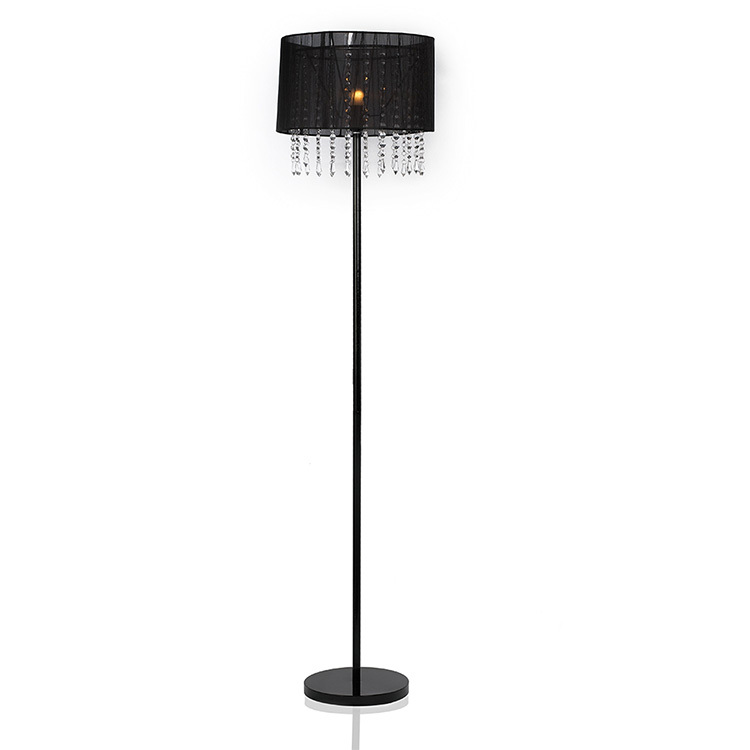 Crystal drop wedding centerpiece standing chandelier floor lamp