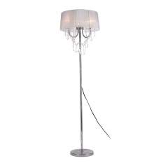 Modern Crystal Droplets Floor Chandelier Lamp