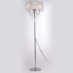 Modern Crystal Droplets Floor Chandelier Lamp