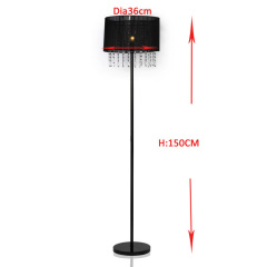 Crystal drop wedding centerpiece standing chandelier floor lamp