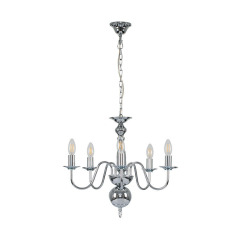 nordic restaurant luminaire light fixture maria teresha 5 metal arm chandelier