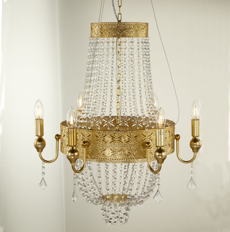 copper room glass decorative wedding chandelier ceiling hanging light modern