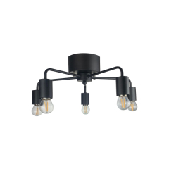 contemporary iron white ceiling lamp for living room modern Metal Housing Semi Flush Mount chandeliers Ceiling Light Fixture