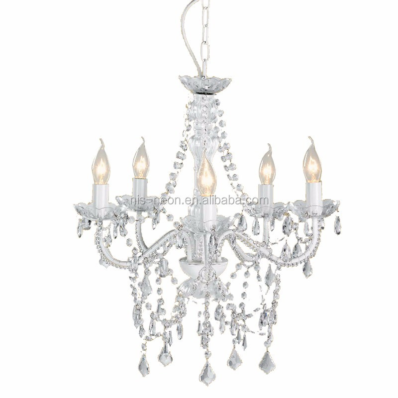 hot new products for 2015 cheap large chandelier 5 light acrylic decorative chandelier wedding decoration NS-120009C