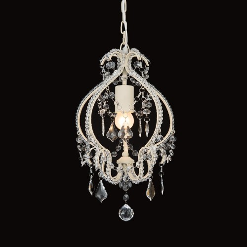 1 light living room small effect white with clear acrylic chandelier pendant lighting