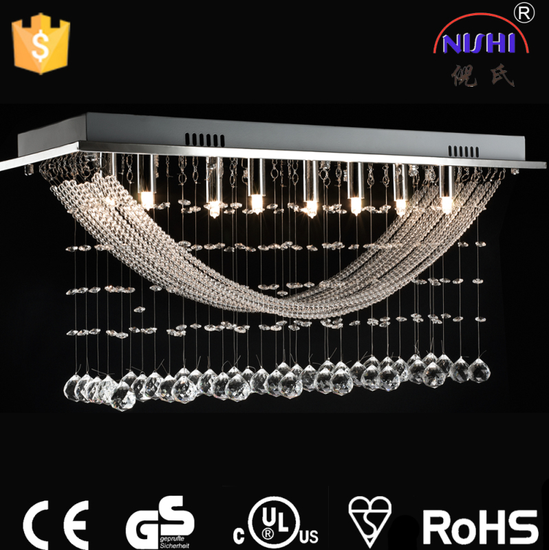 2016 new home furniture fancy design crystal indoor ceiling decoration ceiling light