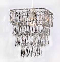 non-electrical pendants crystal lampshade droplet easy fit style ceiling light