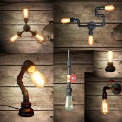 Nordic Style Chandelier Sputnik Design loft industrial light Luiggi Matt black Steam Punk Ceiling Light