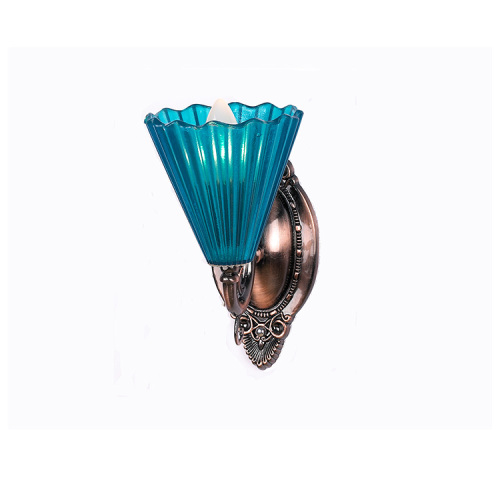 Factory vintage hotel bedside wall lighting indoor fixtures for home glass sconce wall lamps