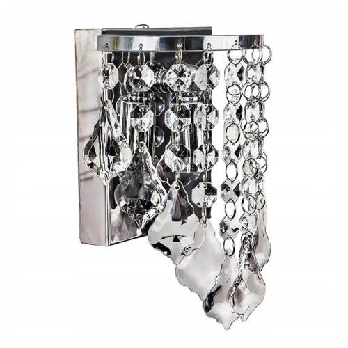 Led Wall Light indoor Modern Crystal Wall Lamp For Home Hotel Chrome Decoration Acrylic Wall Bracket Light