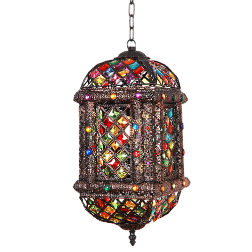Moroccan lantern home decor bedroom hanging pendant lamp