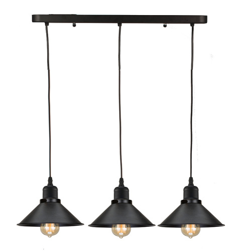 Nordic loft vintage industrial pendent light bar coffee shop glass shade pendant lamp