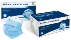 Mascarilla quirúrgica médica tipo IIR de 3 capas (bucle para la oreja)