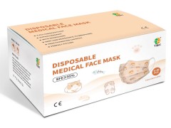 Masque médical jetable 3 plis de type I pour enfants (dessin animé)