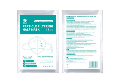 FFP2 Particle Filtering Half Face Mask (Printed Bag)