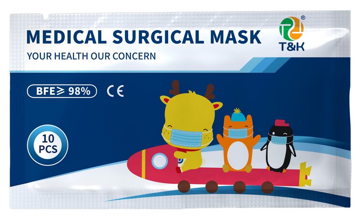 3 Ply Type IIR Medical Surgical Face Mask for Kids