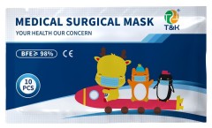 ကလေးများအတွက် 3 Ply Type IIR Medical Surgical Mask