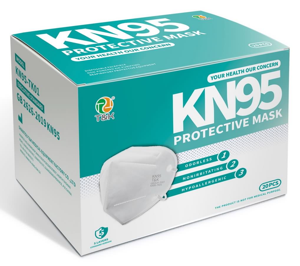Máscara protectora KN95 GB2626-2019