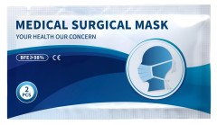 Máscara cirúrgica médica tipo IIR de 3 camadas (amarração)