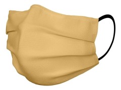 Masque médical jetable 3 plis de type I (jaune Morandi)