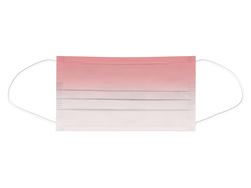 3 Ply Type I Medical Disposable Face Mask (Red Gradient)