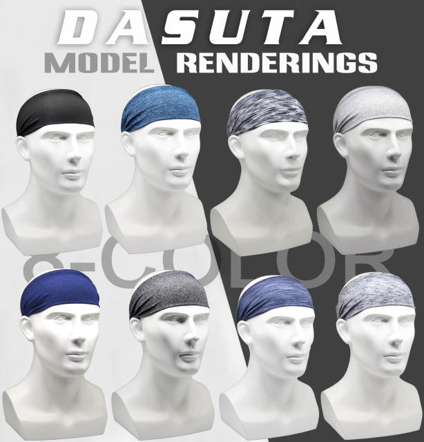 Set of 8 Women's Yoga Sport Athletic Workout Headband for Running Sports Travel Fitness Elastic Wicking Non Slip Headbands