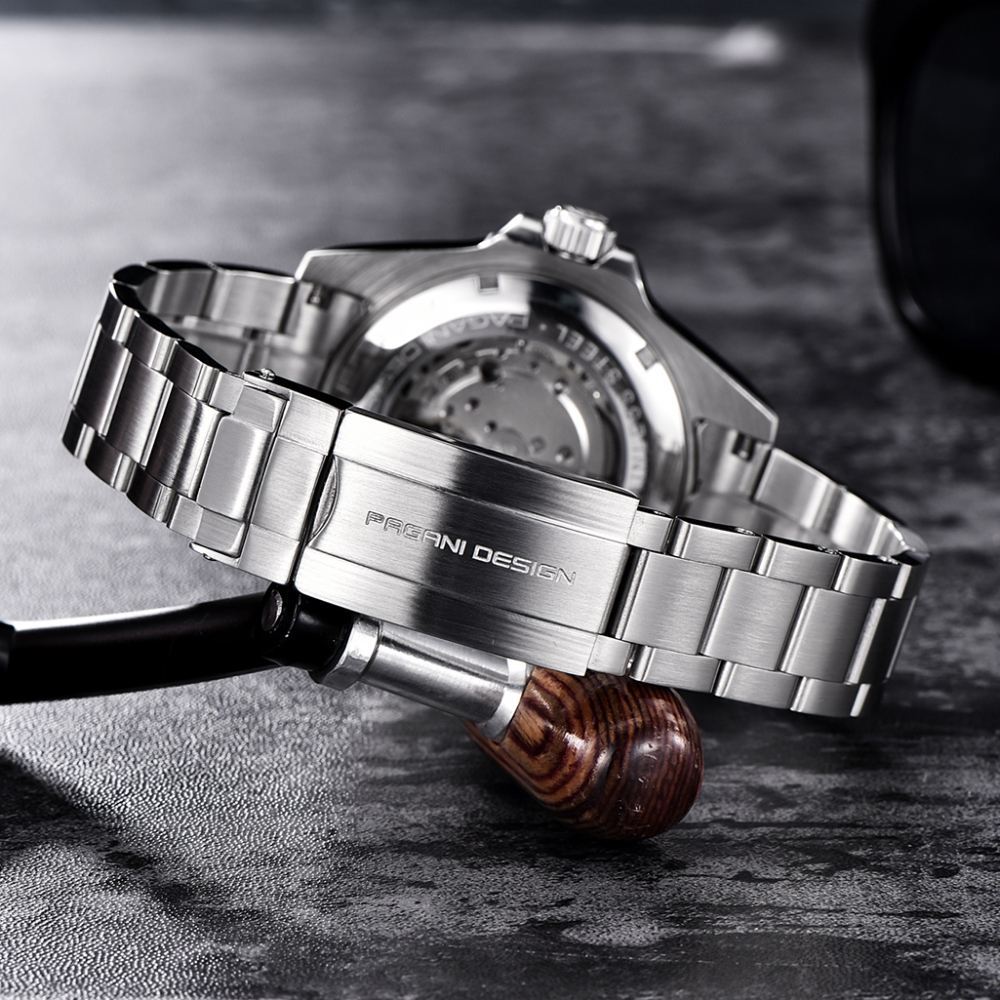 PAGANI DESIGN PD-1639 Automatic Watches for Men Mechanical Sports Men's Wrist Watch with NH35A Movement Ceramic Bezel 100M Waterproof Watches