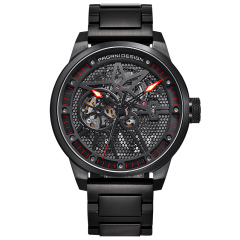 Steel Black Red