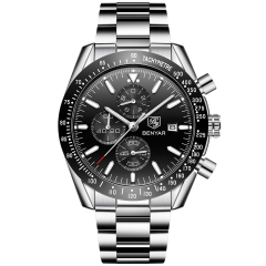 Steel Silver Black