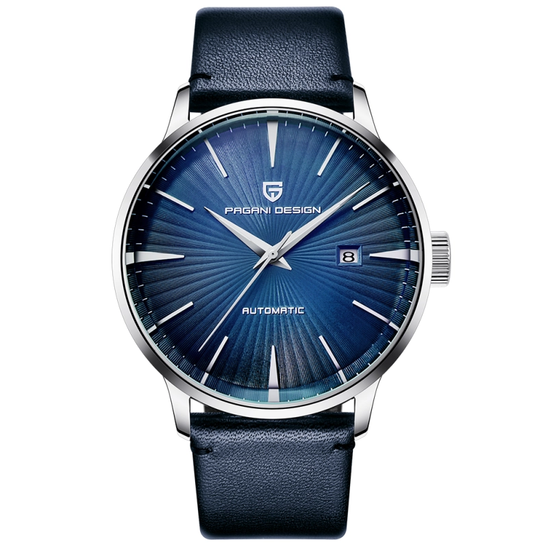 PAGANI DESIGN Luxury Automatic Men's Watches Stainless Steel Genuine Leather Waterproof Wrist Watch for Men Business Style Casual Design