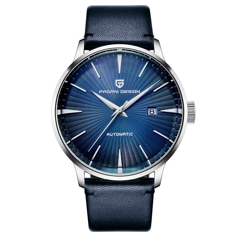 PAGANI DESIGN Luxury Automatic Men's Watches Stainless Steel Genuine Leather Waterproof Wrist Watch for Men Business Style Casual Design