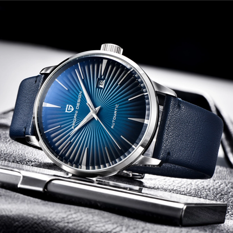 PAGANI DESIGN Luxury Automatic Men's Watches Stainless Steel Genuine Leather Waterproof Wrist Watch for Men Business Style Casual Design