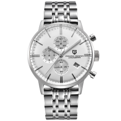 Steel Silver White