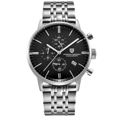 Steel Silver Black