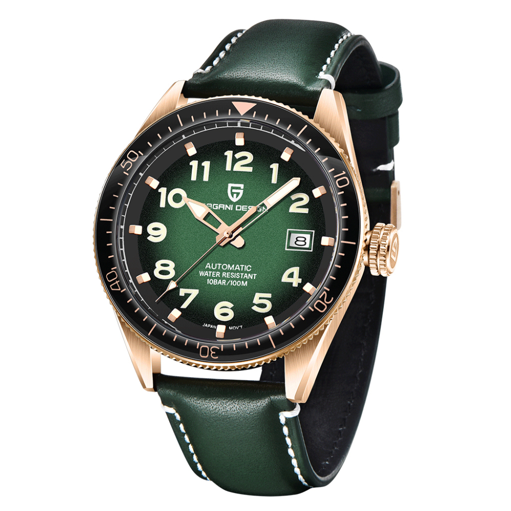 PAGANI DESIGN PD-1649 Men's Automatic Watches Full Stainless Steel 100 Waterproof Wrist Watch with NH35 Movement Hardlex Dial Glass Ceramic Bezel