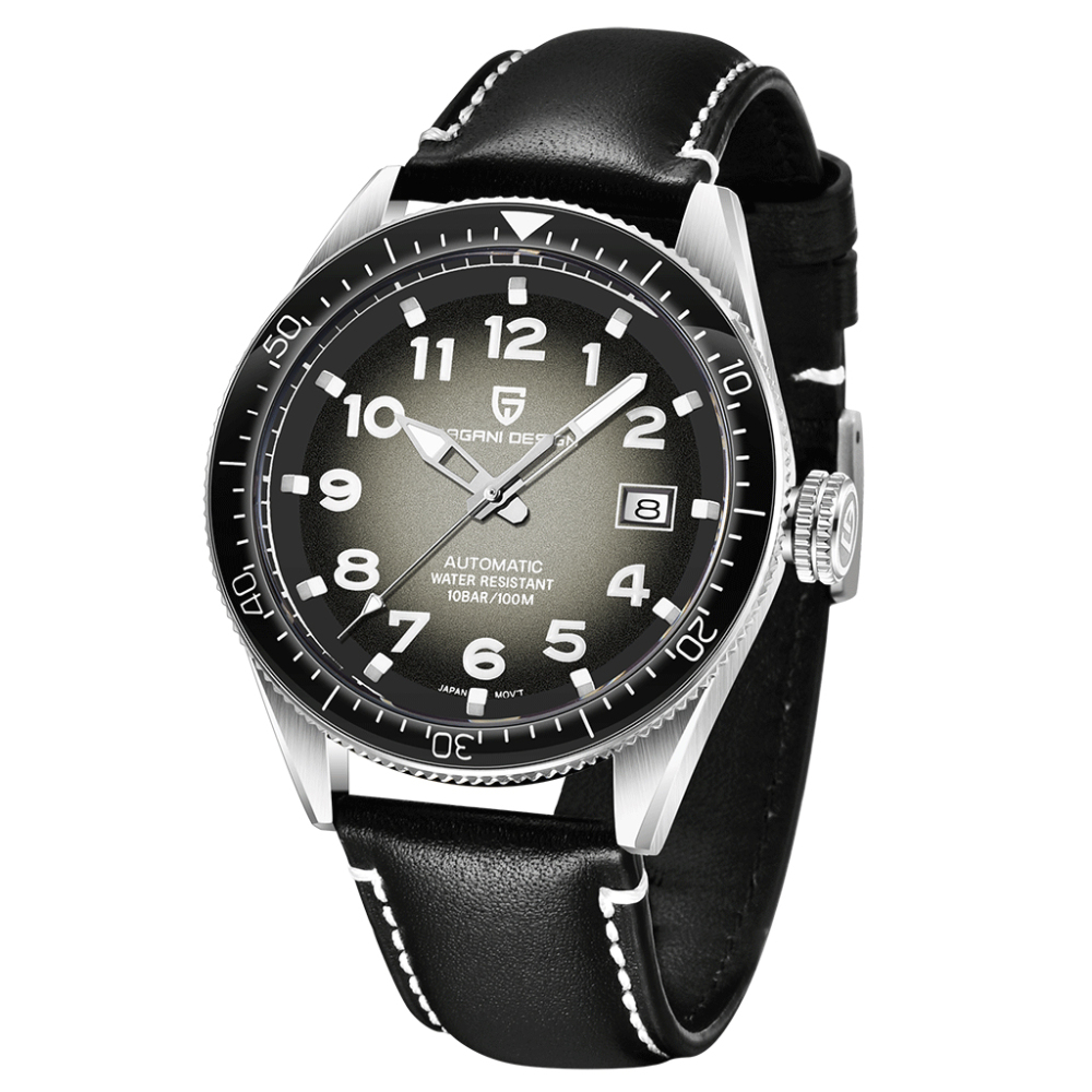 PAGANI DESIGN PD-1649 Men's Automatic Watches Full Stainless Steel 100 Waterproof Wrist Watch with NH35 Movement Hardlex Dial Glass Ceramic Bezel