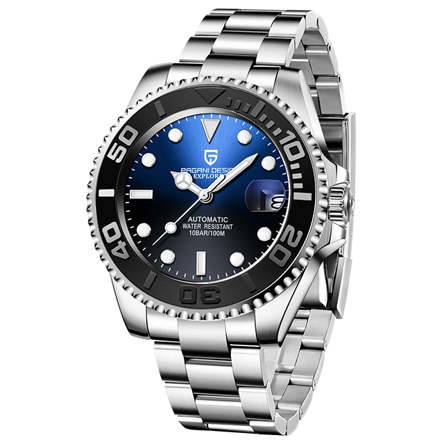 PAGANI DESIGN PD-1651 Automatic Men's Watches Mechanical Stainless Steel  Fashion Wrist Watch with NH35A Movement Sapphire Ceramic Bezel