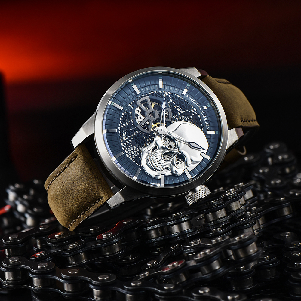 PAGANI DESIGN Men s Watches Skeleton Automatic Mechanical Wrist