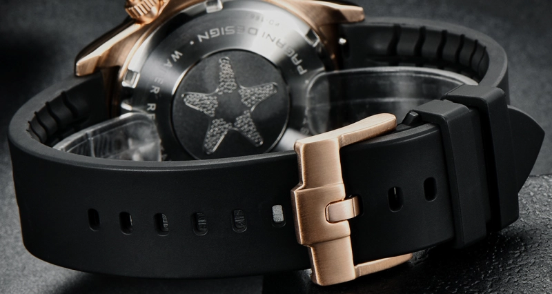 PAGANI DESIGN Silicone Watchband Withc Classic Buckle Suitable for Model 1651 1661 1662 1664 1644 and so on 19.5mm Band Width