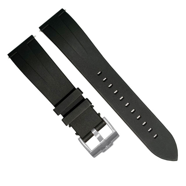 PAGANI DESIGN Silicone Watchband Withc Classic Buckle Suitable for Model 1651 1661 1662 1664 1644 and so on 19.5mm Band Width