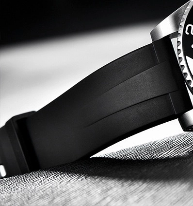 PAGANI DESIGN Silicone Watchband Withc Classic Buckle Suitable for Model 1651 1661 1662 1664 1644 and so on 19.5mm Band Width