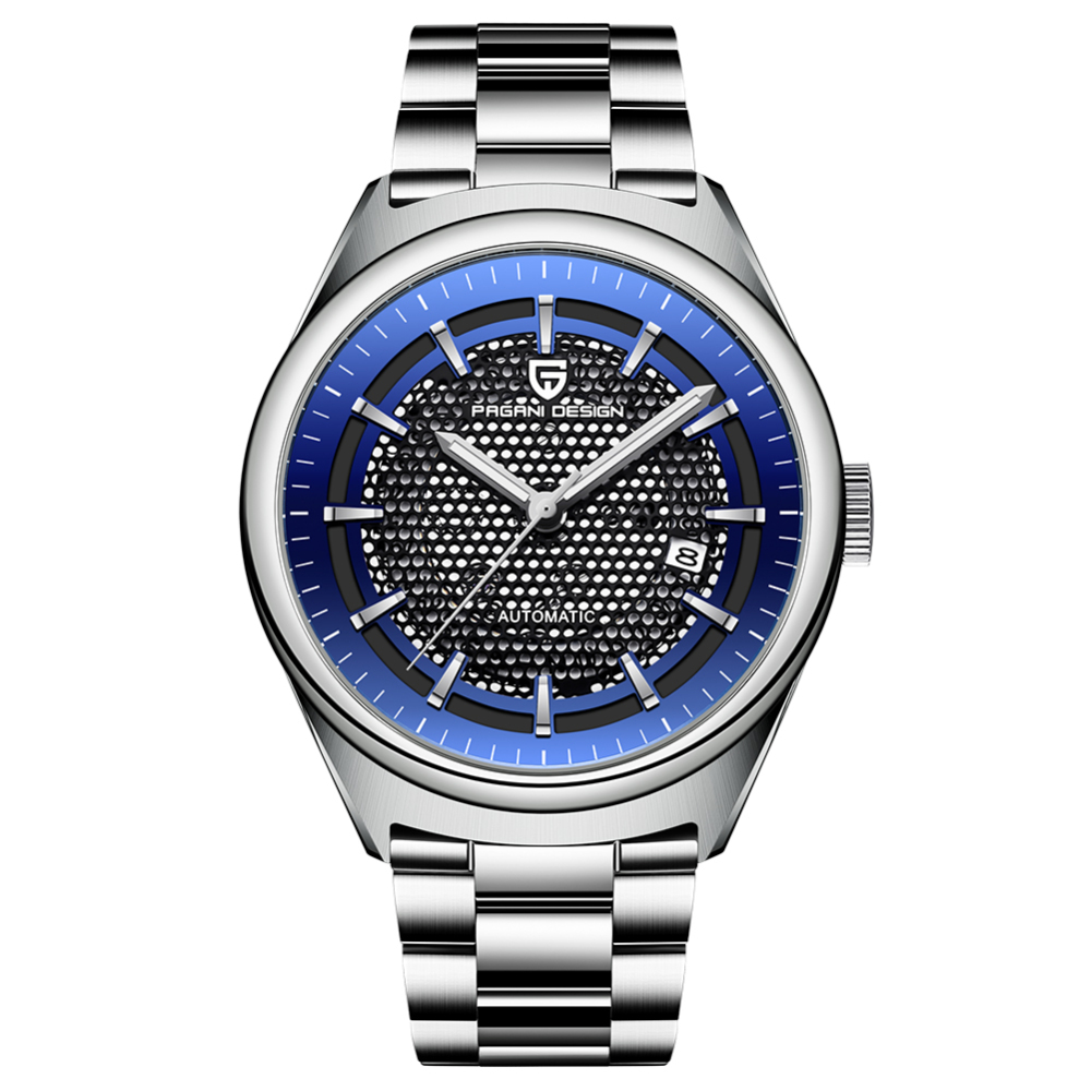 PAGANI DESIGN Luxury Automatic Men's Watches Stainless Steel Skeleton Business Wrist Watch for Men Waterproof Dress Wristwatch