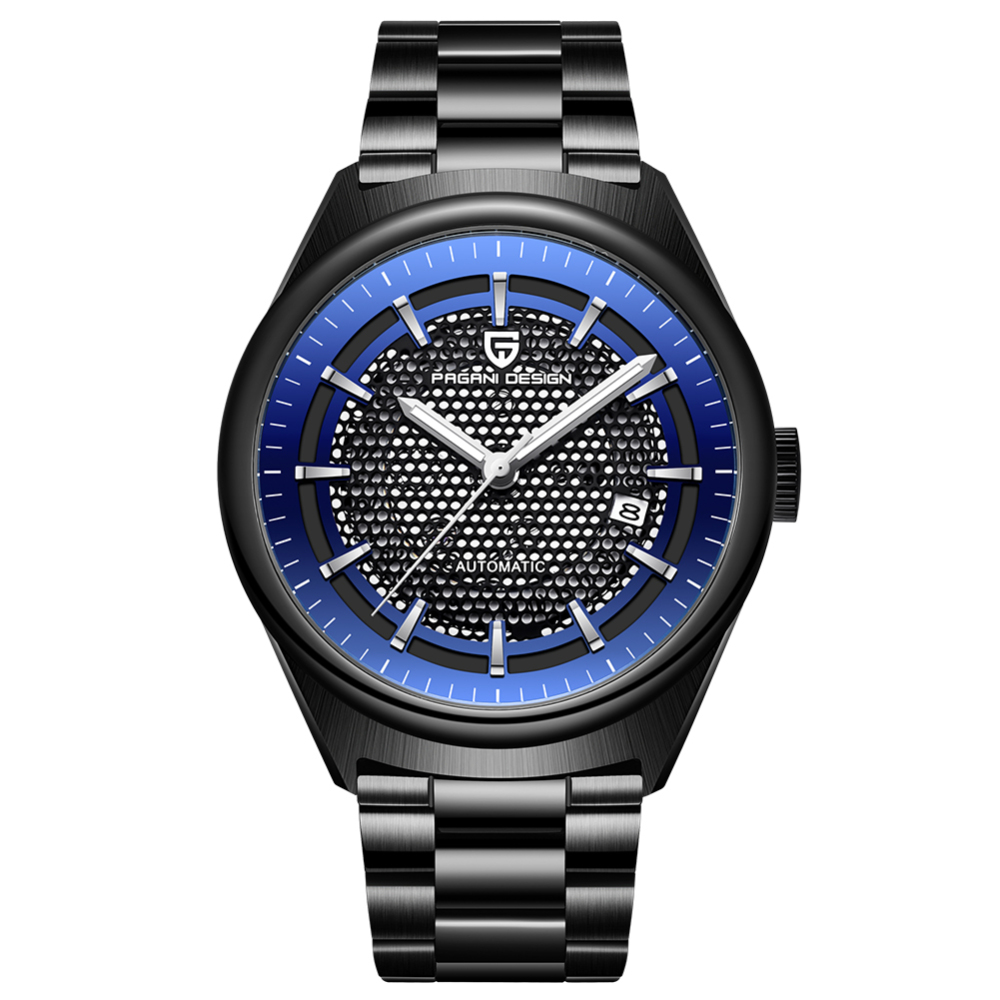 PAGANI DESIGN Luxury Automatic Men's Watches Stainless Steel Skeleton Business Wrist Watch for Men Waterproof Dress Wristwatch