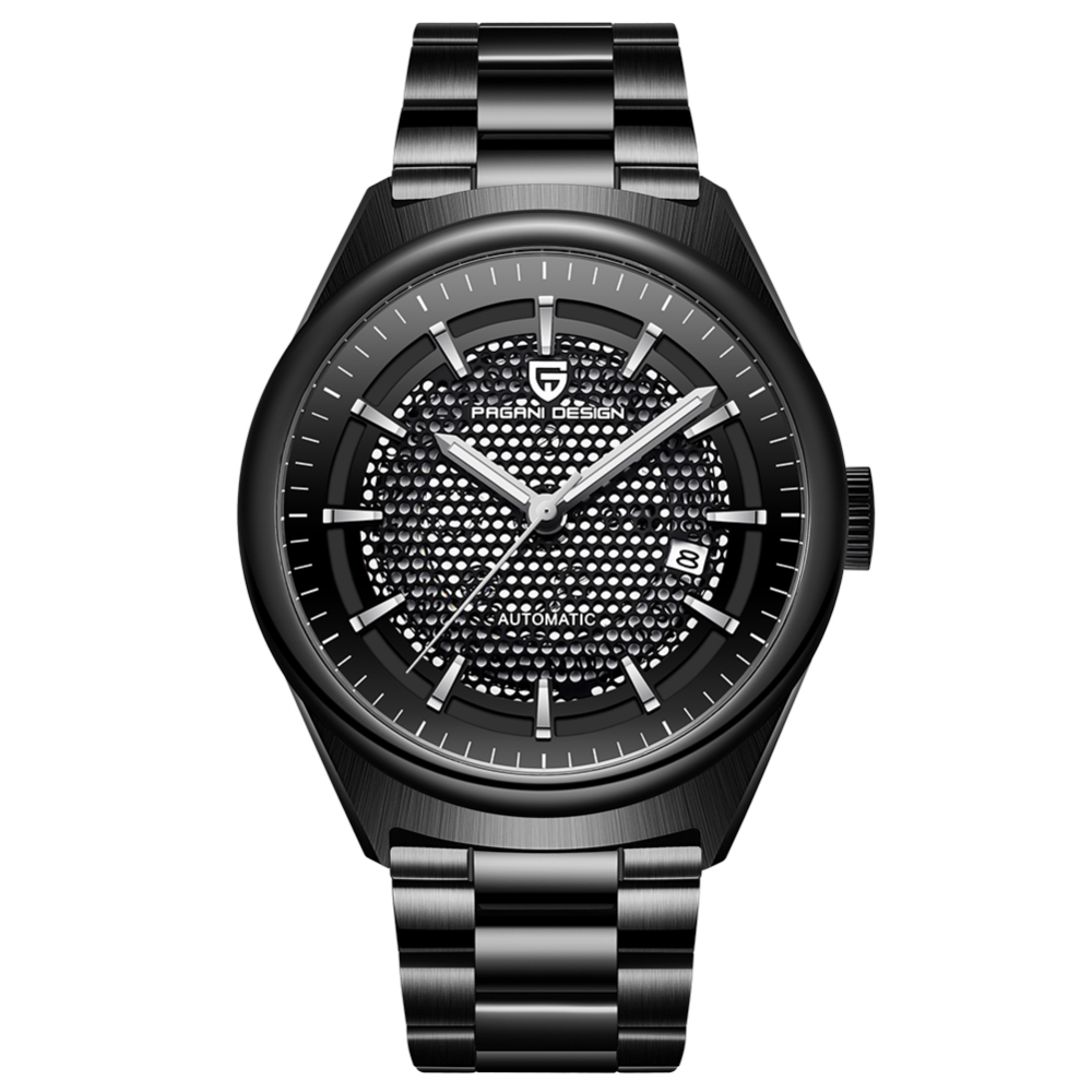 PAGANI DESIGN Luxury Automatic Men's Watches Stainless Steel Skeleton Business Wrist Watch for Men Waterproof Dress Wristwatch