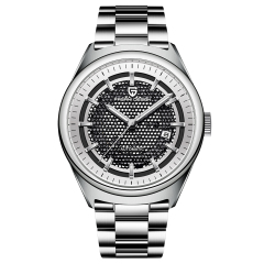 silver white black