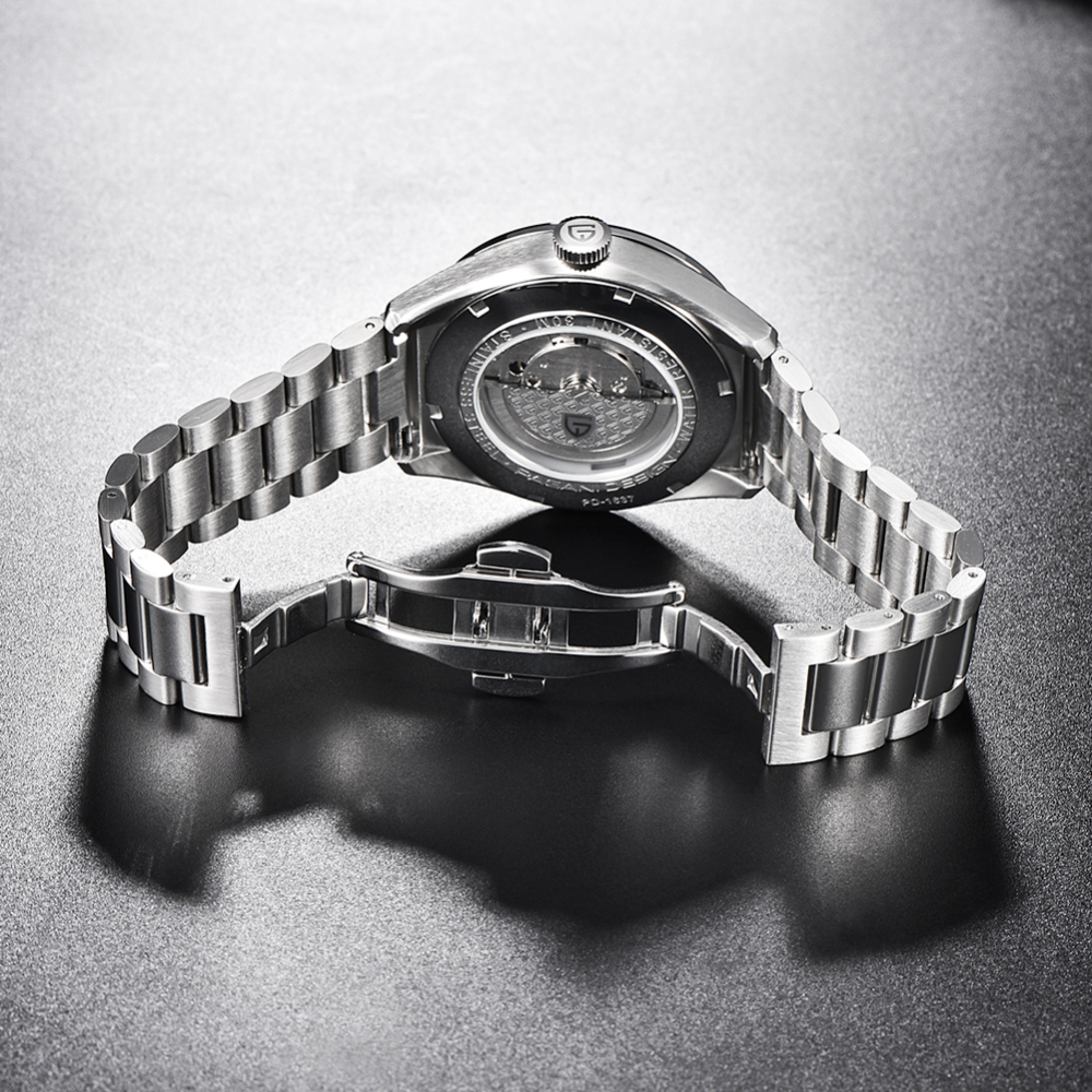 PAGANI DESIGN Luxury Automatic Men's Watches Stainless Steel Skeleton Business Wrist Watch for Men Waterproof Dress Wristwatch